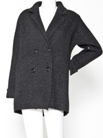 【riana】ダブルボタンニットコート