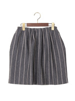 JCT W圧縮ストライプ タックスカート
