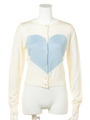 【MiCOAMERi】インパクトハートミニマムカーディガン