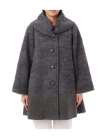 ショールカラーコート