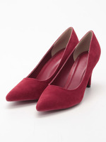 スエードポインテッドパンプス