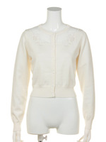 チュールローズカーディガン