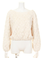 ファーキルティングトップス