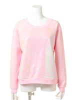 フロントスパンコールプルオーバー