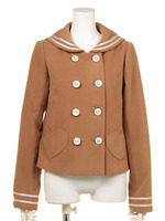 セーラーカラーショートコート