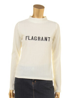 リブハイネックTOPS