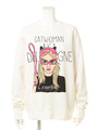 【HOLLYWOOD MADE】CAT WOMAN CREW NECK SWEATER
