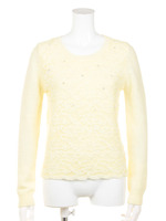 前身レースアンゴラプルオーバー