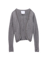 BONHEUR ラウンドヘムニットカーディガン