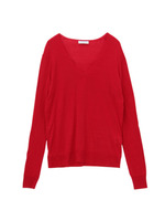 EQUIPMENT シルクVネックニットプルオーバー