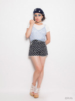 カラーレースキャミ＆Tシャツセット