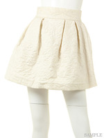 キルティングフレアスカート