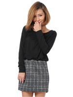 チェック切替ワンピース