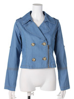 デニムライダースブルゾン