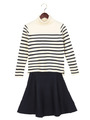 JOC ニットボーダータートルPO&スカートセット