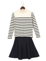 JOC ニットボーダータートルPO&スカートセット