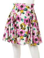 フラワーフレアスカート