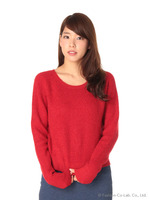 ショート丈ラメニット