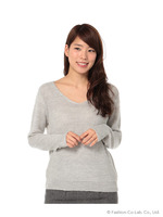 モヘヤ混片畦TOPS