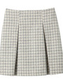 [L]千鳥柄ボックスタックスカート