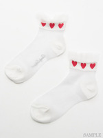 SEETHROUGH HEART SOCKS