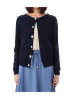シルク混ビジュ-カ-ディガン