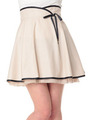 バックフリルリボンスカート
