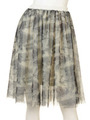 迷彩チュールミディ丈スカート