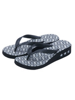 MILLS LOGO HEEL SANDALS