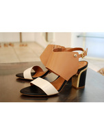 【CARRANO】ポイントメタリックヒールサンダル