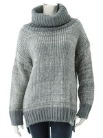 【ECURY】タートルミックスニット