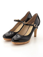 シンプルストラップストームパンプス