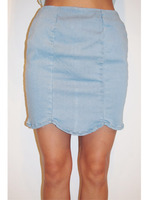 カッティングデニムタイトSK