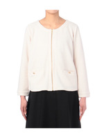 ノーカラーZIPアップジャケット