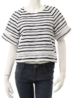 【CEDNIE】シースルーボーダーチュニック