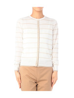 クルーネックニットカーディガン