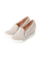 スエードインヒールスリッポン