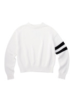 ライン入りニットプルオーバー