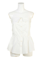 [Balcony and Bed]ブロードシャツビスチェ