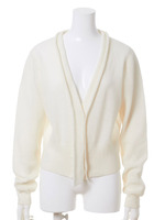 ショート丈 Vカーデ