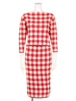 ジャガードニットセットアップ