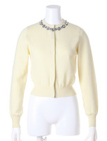 ビジュー付カーディガン