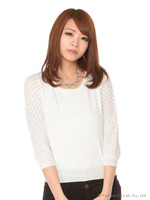 ラメスリーブニットPO