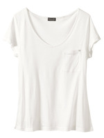 SALON by PJ/キュプラシルクVネックT