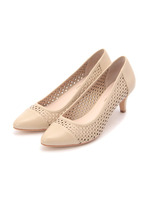 カットワーク切り替えパンプス