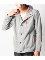 フード裏ボーダーデッキパーカ