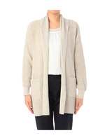 ラメニットロングカーディガン