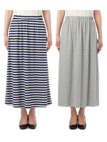 リバーシブルマキシスカート