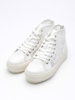 レースハイカットスニーカー