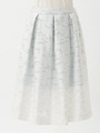 ジャガードミディ丈プリーツスカート